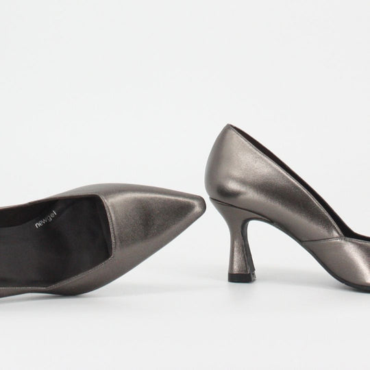 Lodi GENIUS Gunmetal Leather Pump