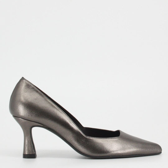 Lodi GENIUS Gunmetal Leather Pump