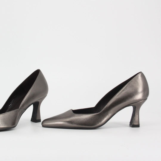Lodi GENIUS Gunmetal Leather Pump