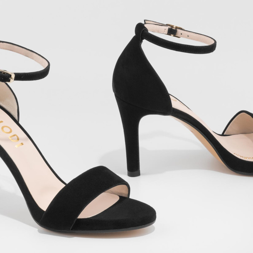 Lodi IGOR-X Black Suede Sandals