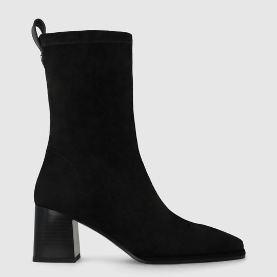 Lodi JADE Black Suede Ankle Boots