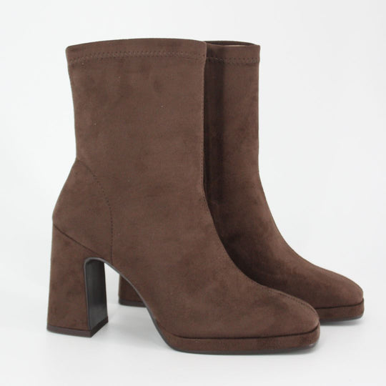 Lodi LAIRA Brown Suede Ankle Boots