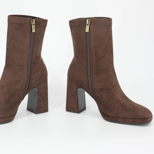 Lodi LAIRA Brown Suede Ankle Boots