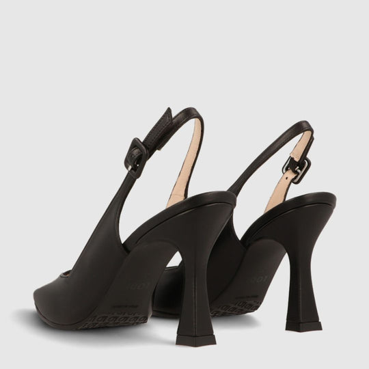 Lodi MODERN Black Leather High Heels