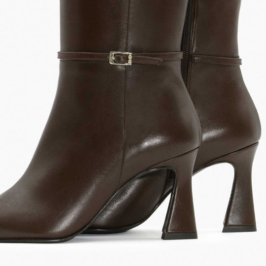 Lodi RALESA Brown Knee-high Leather Boots