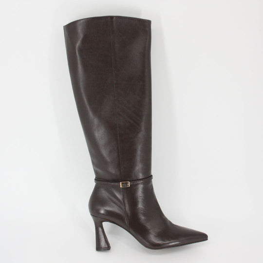 Lodi RALESA Brown Knee-high Leather Boots