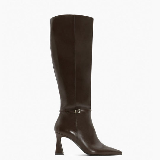 Lodi RALESA Brown Knee-high Leather Boots