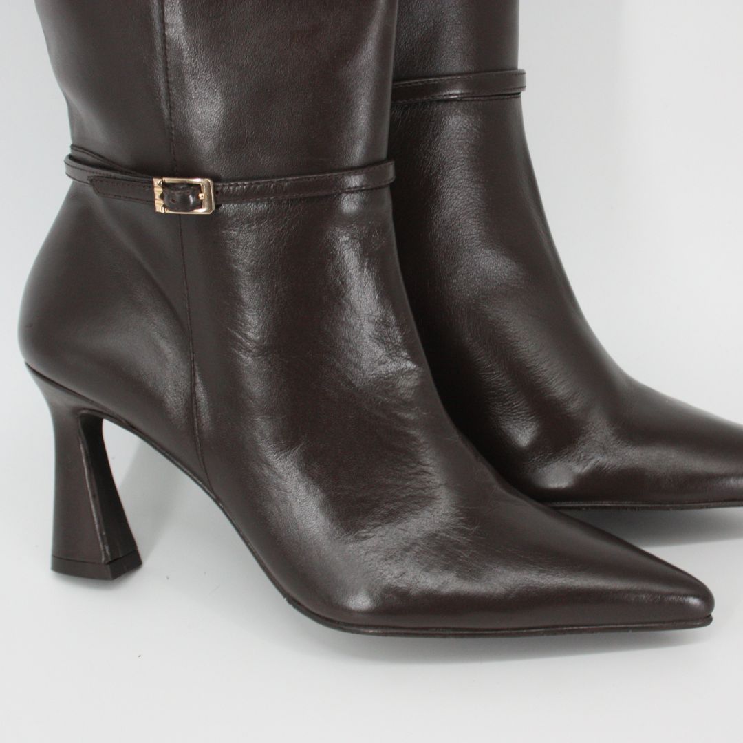 Lodi RALESA Brown Knee-high Leather Boots