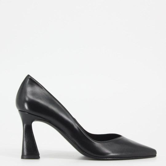 Lodi RALINA Black Leather Pump