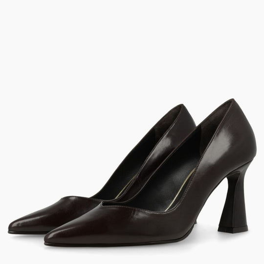 Lodi RALINA Brown Leather Pump