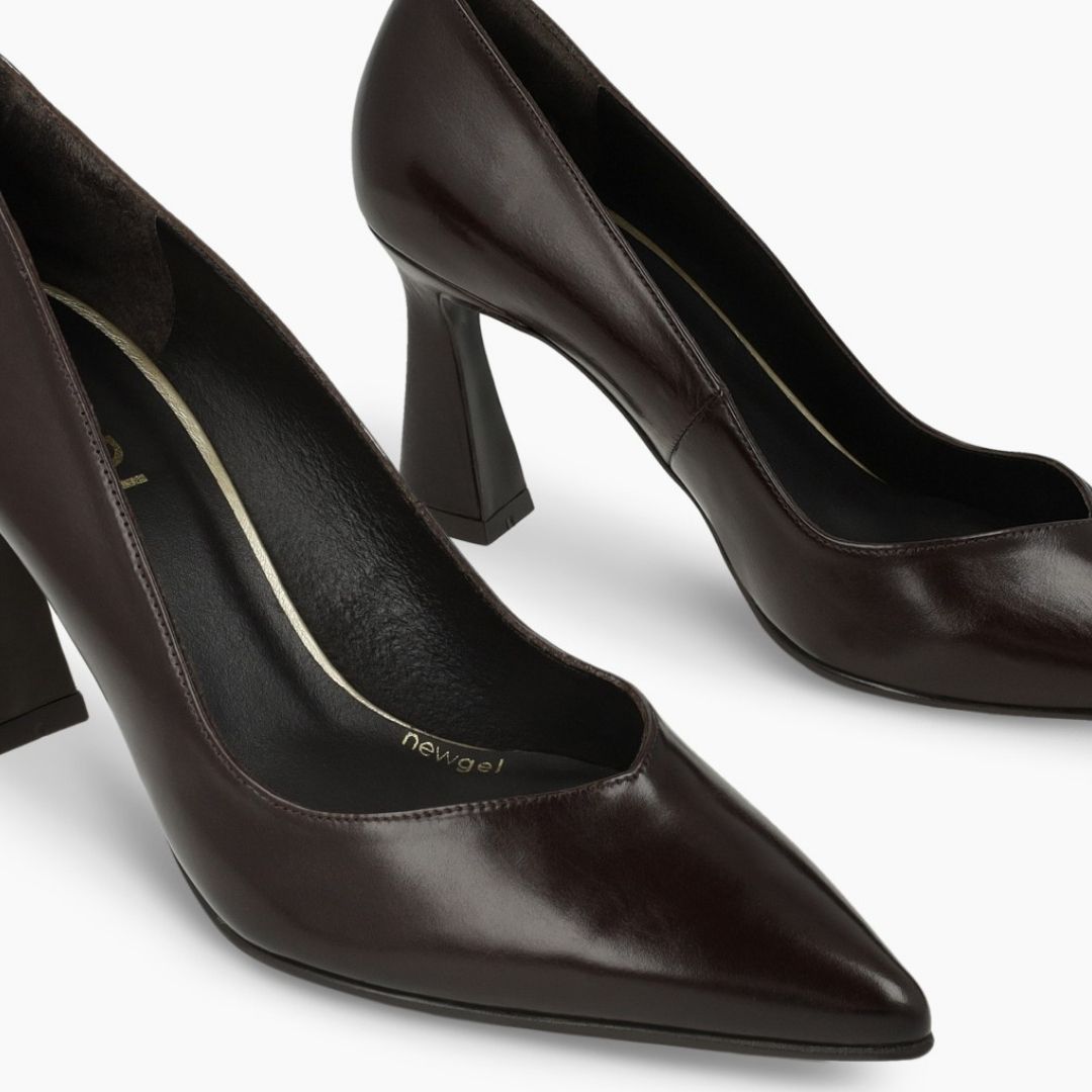 Lodi RALINA Brown Leather Pump