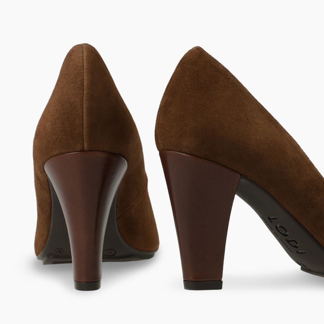Lodi REDIC Brown Suede Pump