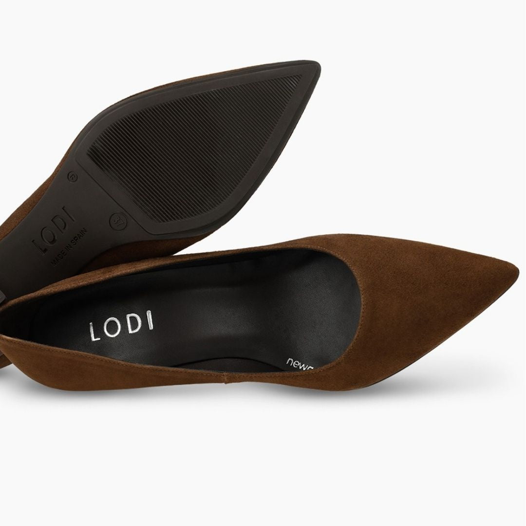 Lodi REDIC Brown Suede Pump