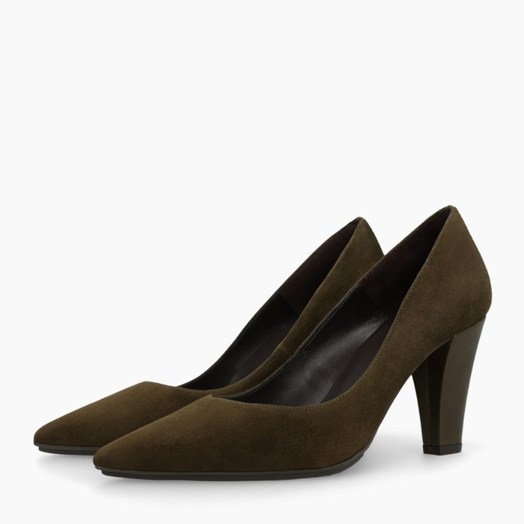 Lodi REDIC Green Suede Pump