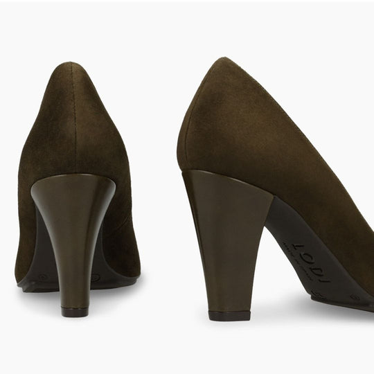 Lodi REDIC Green Suede Pump
