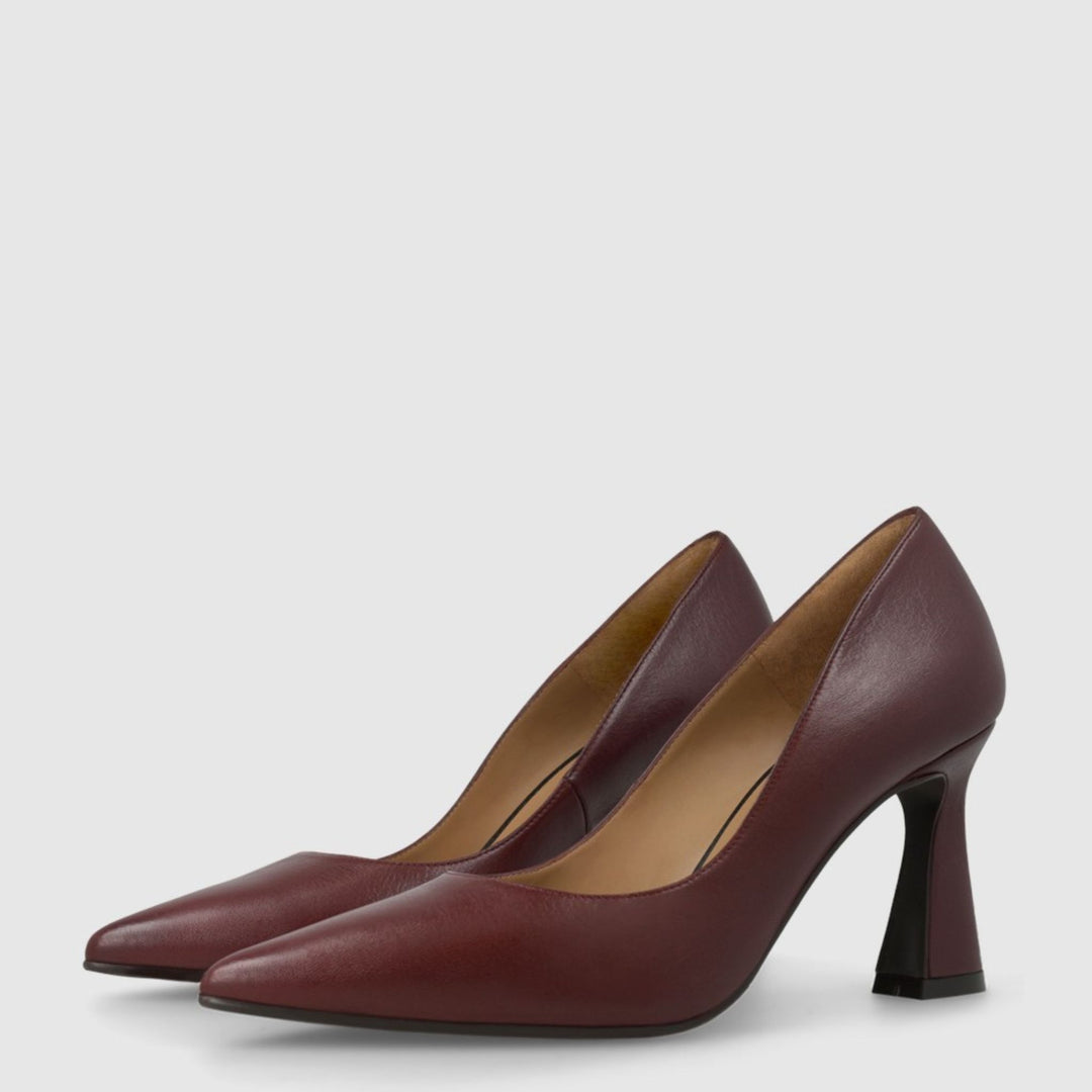 Lodi ROA Merlot Leather Pumps