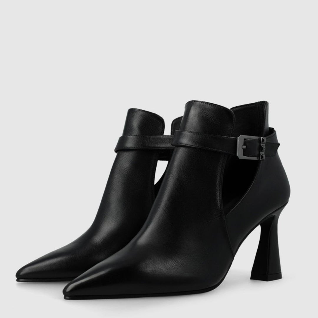 Lodi ROLUMER Black leather ankle Boots