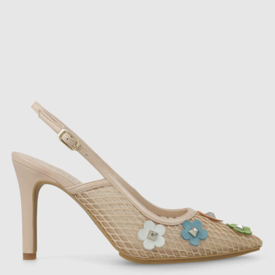 Lodi RUSANTI Beige Slingback Pumps