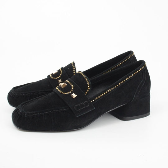 Lodi TATIANA Black Suede Pumps