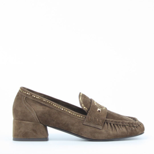 Lodi TATIANA Taupe Suede Pumps