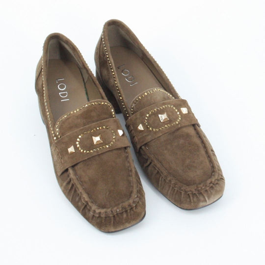 Lodi TATIANA Taupe Suede Pumps