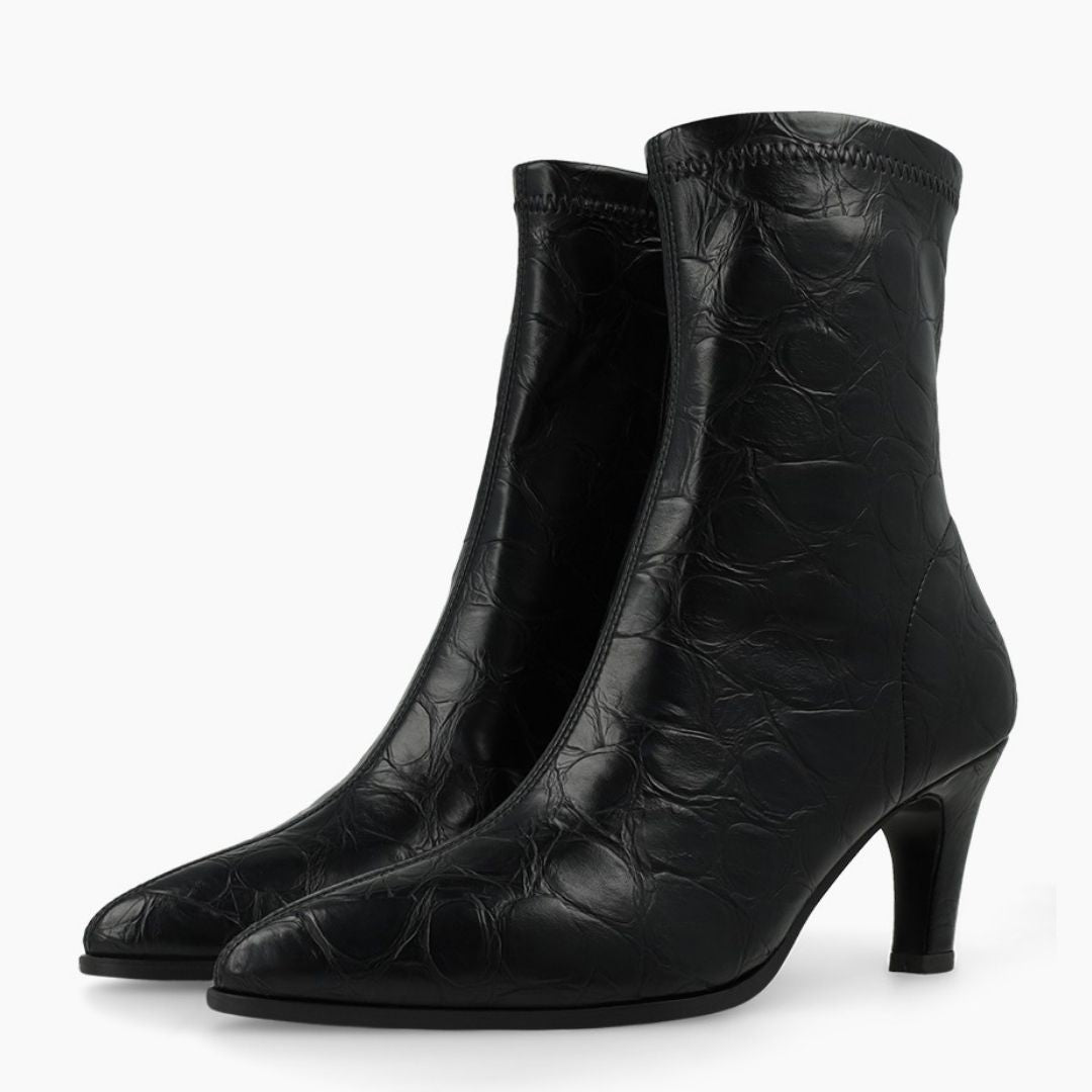 Lodi A-ONORA Black Ankle Boots