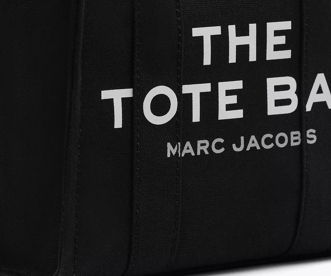 Marc Jacobs Black Small Canvas Tote Bag