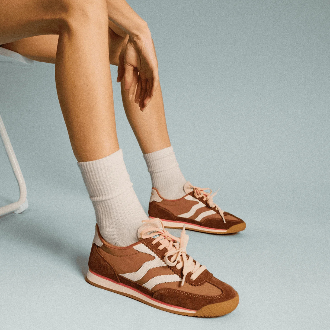 MRP.Star PURE Brown & pink Trainers