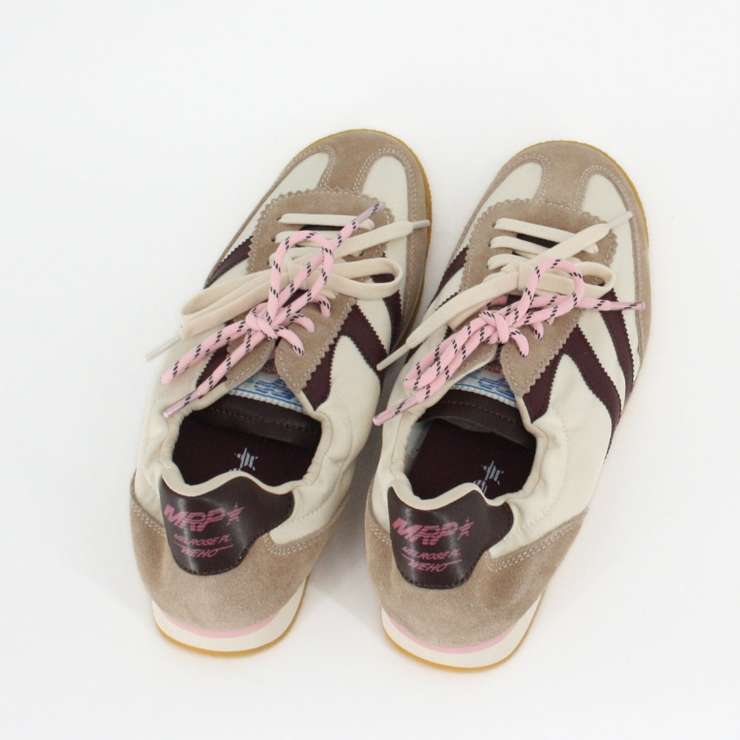 MRP.Star PURE Cream & Burgundy Trainers