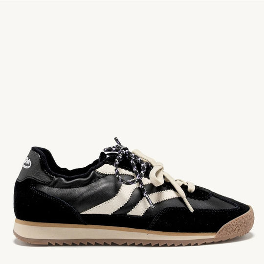 MRP.Star UTAH Black/Cream Trainers