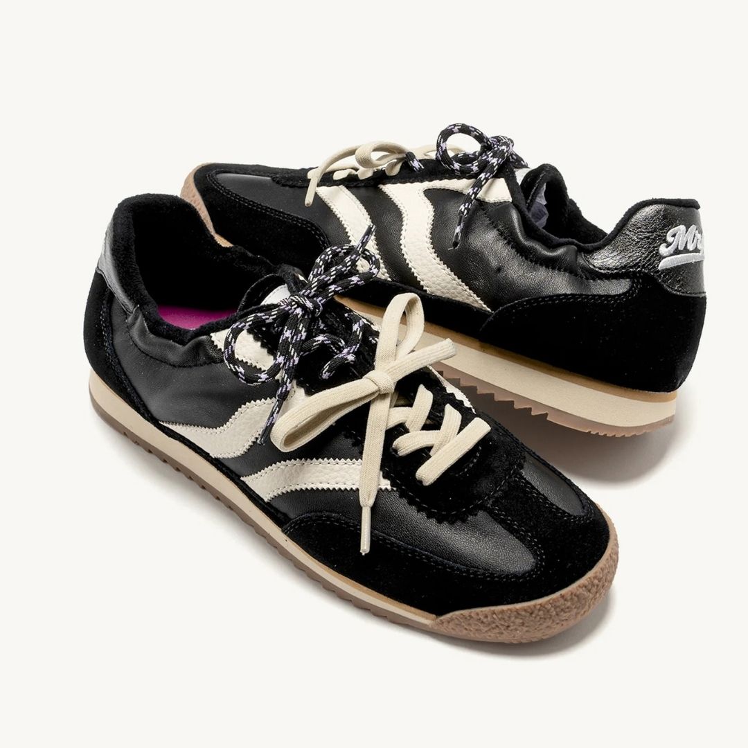 MRP.Star UTAH Black/Cream Trainers