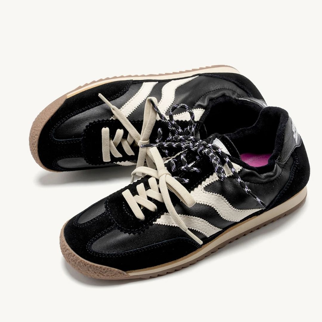 MRP.Star UTAH Black/Cream Trainers