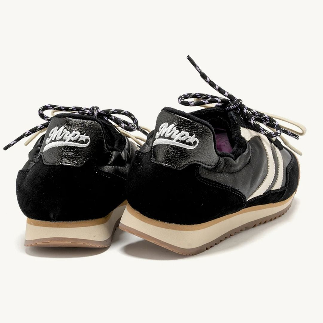 MRP.Star UTAH Black/Cream Trainers