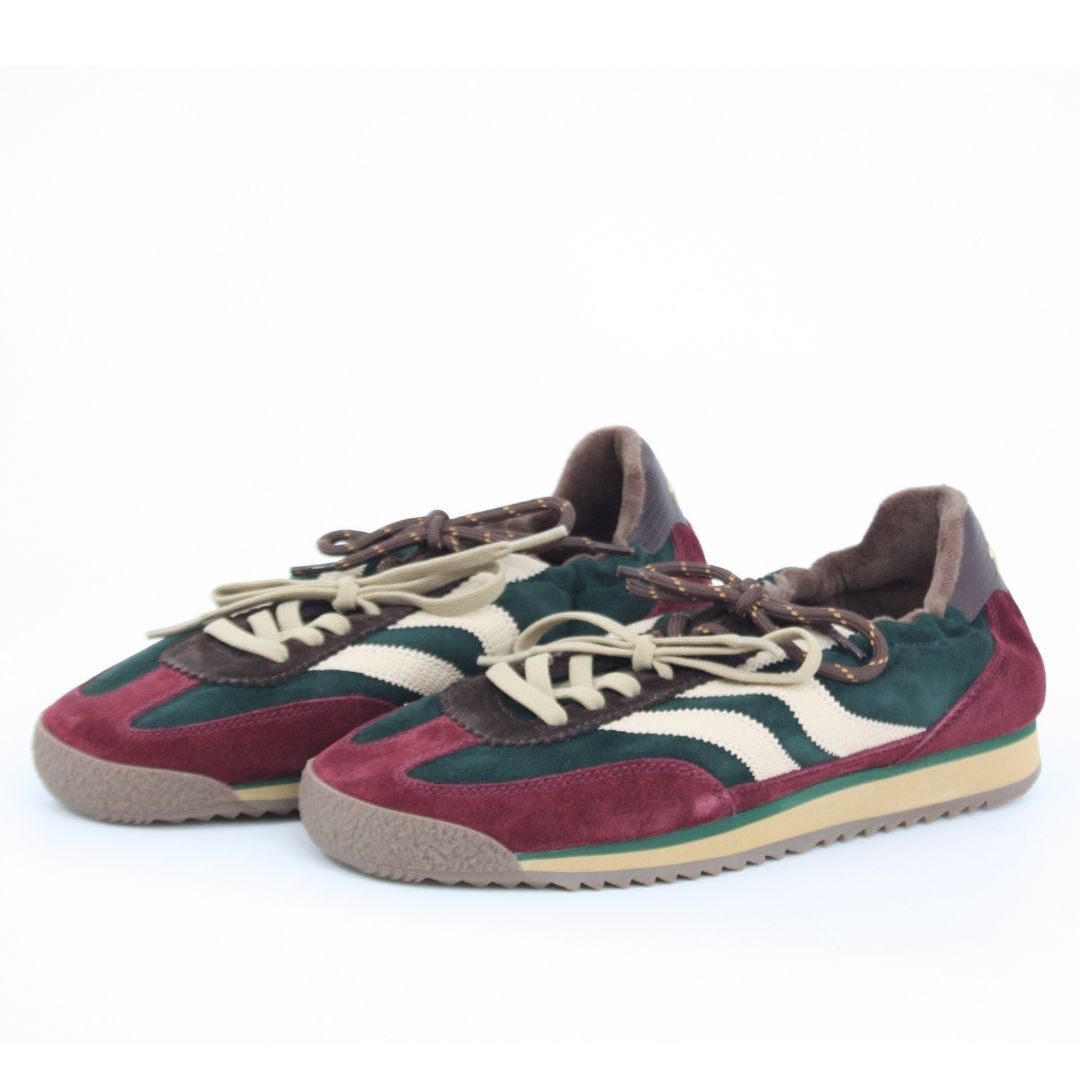 MRP.Star UTAH Burgundy/Green Trainers