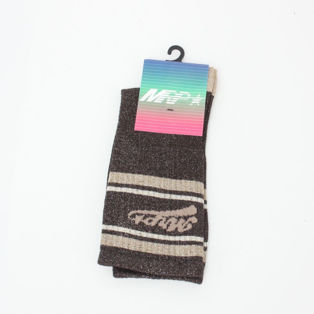 MRP Star VARSITY Brown Crew Socks