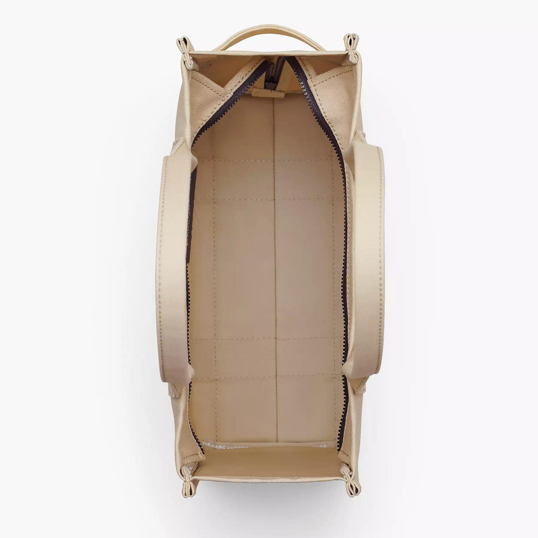 Marc Jacobs Beige Large Canvas Tote Bag