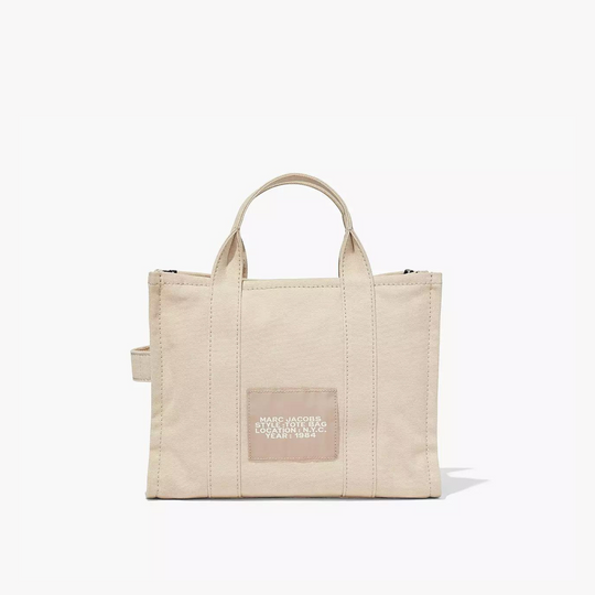 Marc Jacobs Beige Medium Canvas Tote Bag