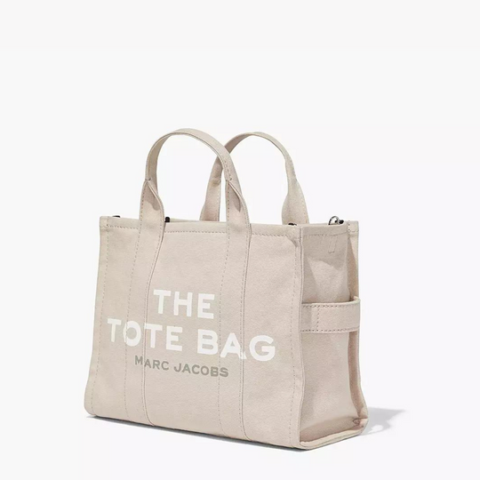 Marc Jacobs Beige Medium Canvas Tote Bag