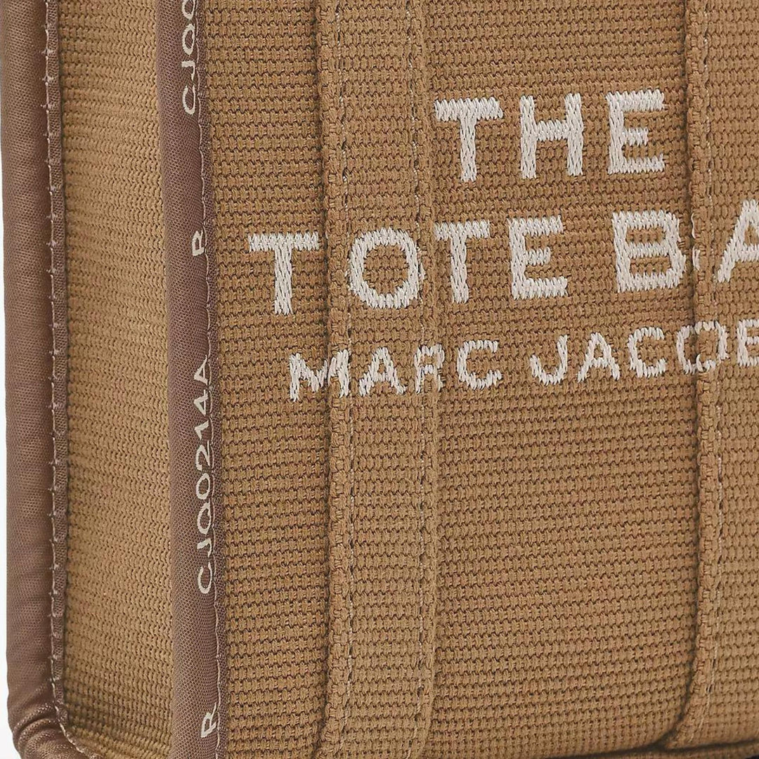 Marc Jacobs Jacquard Mini Tote Bag in Camel