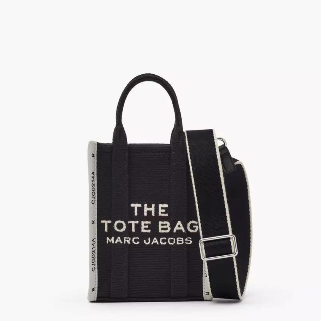 Marc Jacobs Jacquard Mini Tote Bag in Black