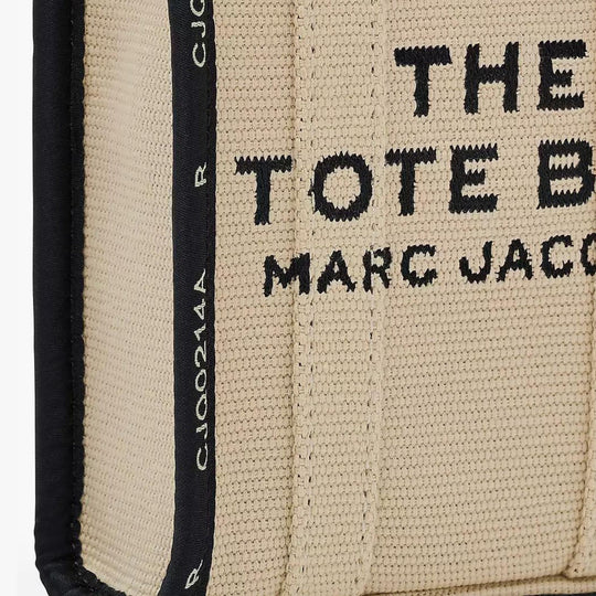 Marc Jacobs Jacquard Mini Tote Bag in Warm Sand