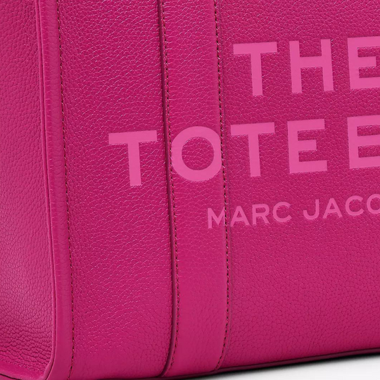 Marc Jacobs Medium Lipstick Pink Leather Tote Bag