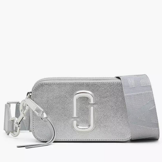 Marc Jacobs Silver Metallic Snapshot