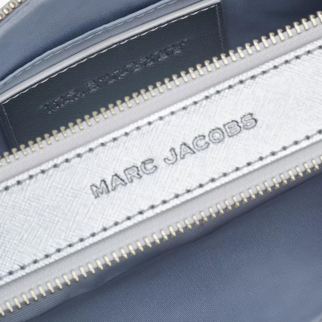 Marc Jacobs Silver Metallic Snapshot