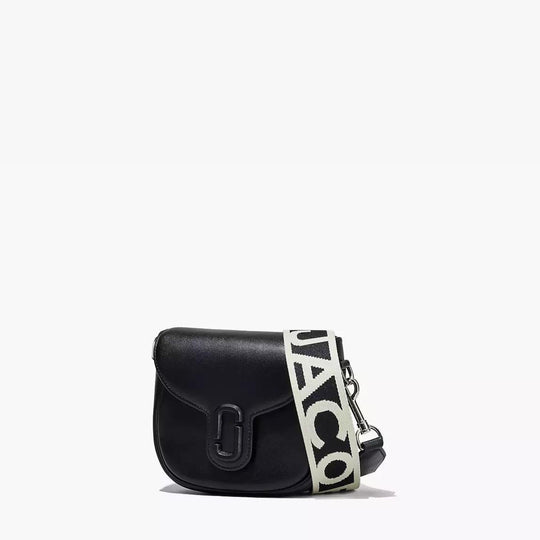 Marc Jacobs THE J MARC SADDLE BAG SMALL in Black