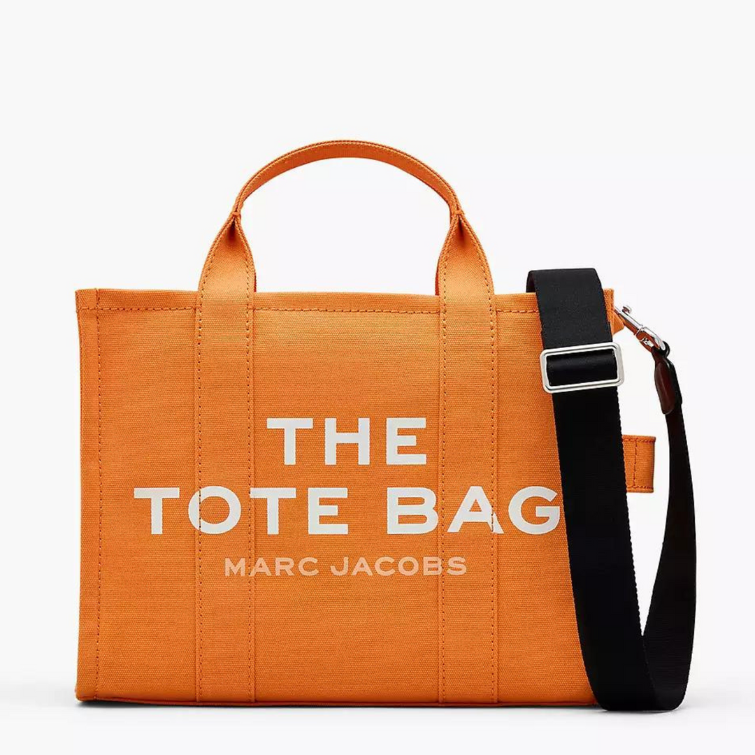 Marc Jacobs Tangerine Medium Canvas Tote Bag