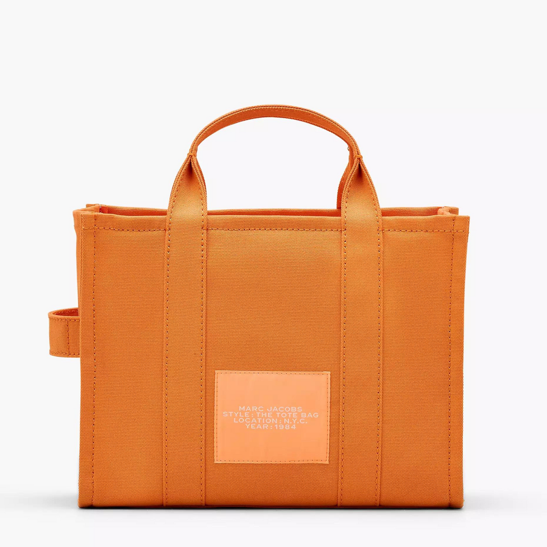 Marc Jacobs Tangerine Medium Canvas Tote Bag