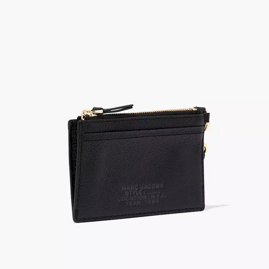 Marc Jacobs Top-Zip Wristlet Wallet in Black