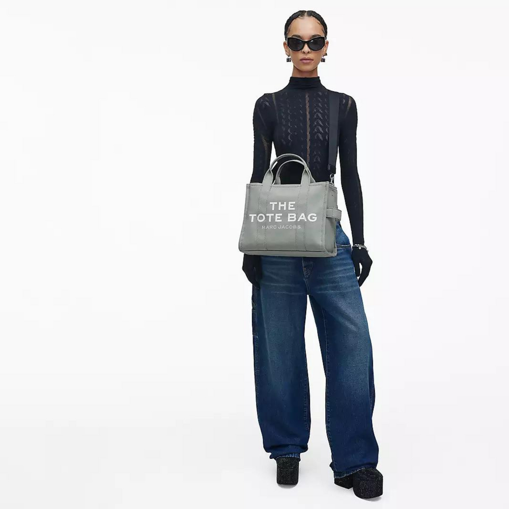 Marc Jacobs Wolf Grey Medium Canvas Tote Bag