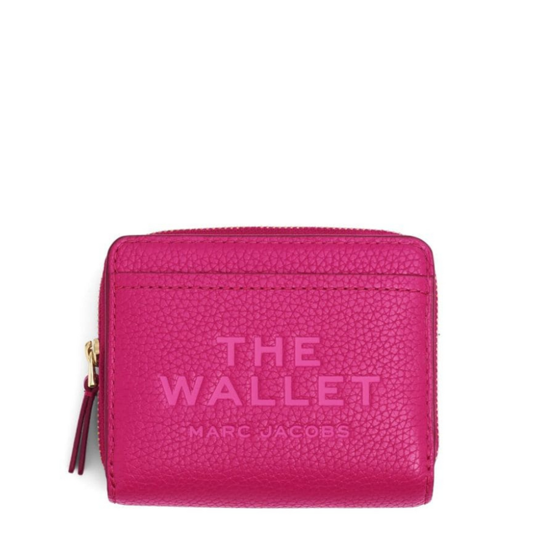 Marc Jacobs Leather Pink Lipstick Mini Compact Wallet